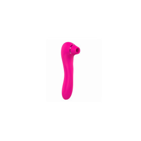 Vibromasseur 10 modes  et stimulateur par vibrations à picots sur membrane rose 10 programmes USB 